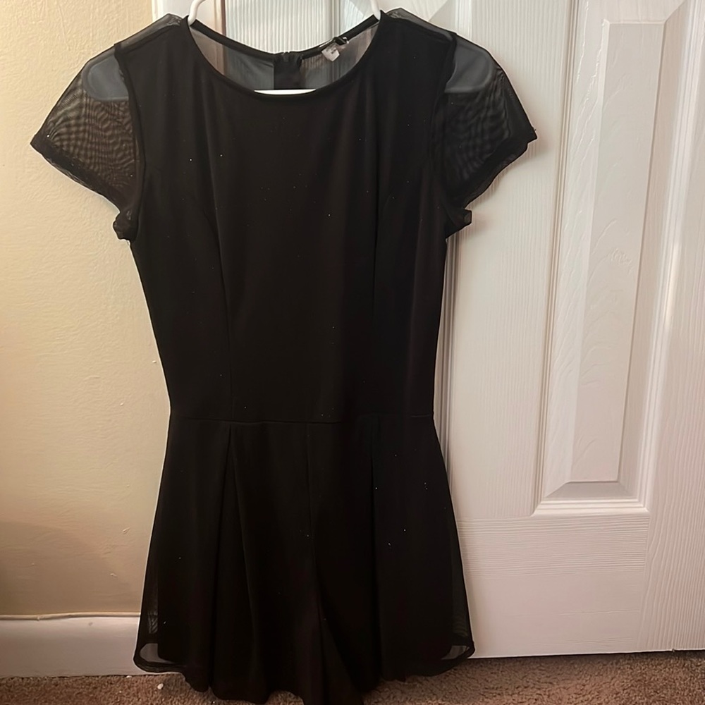 Sparkling romper black size medium